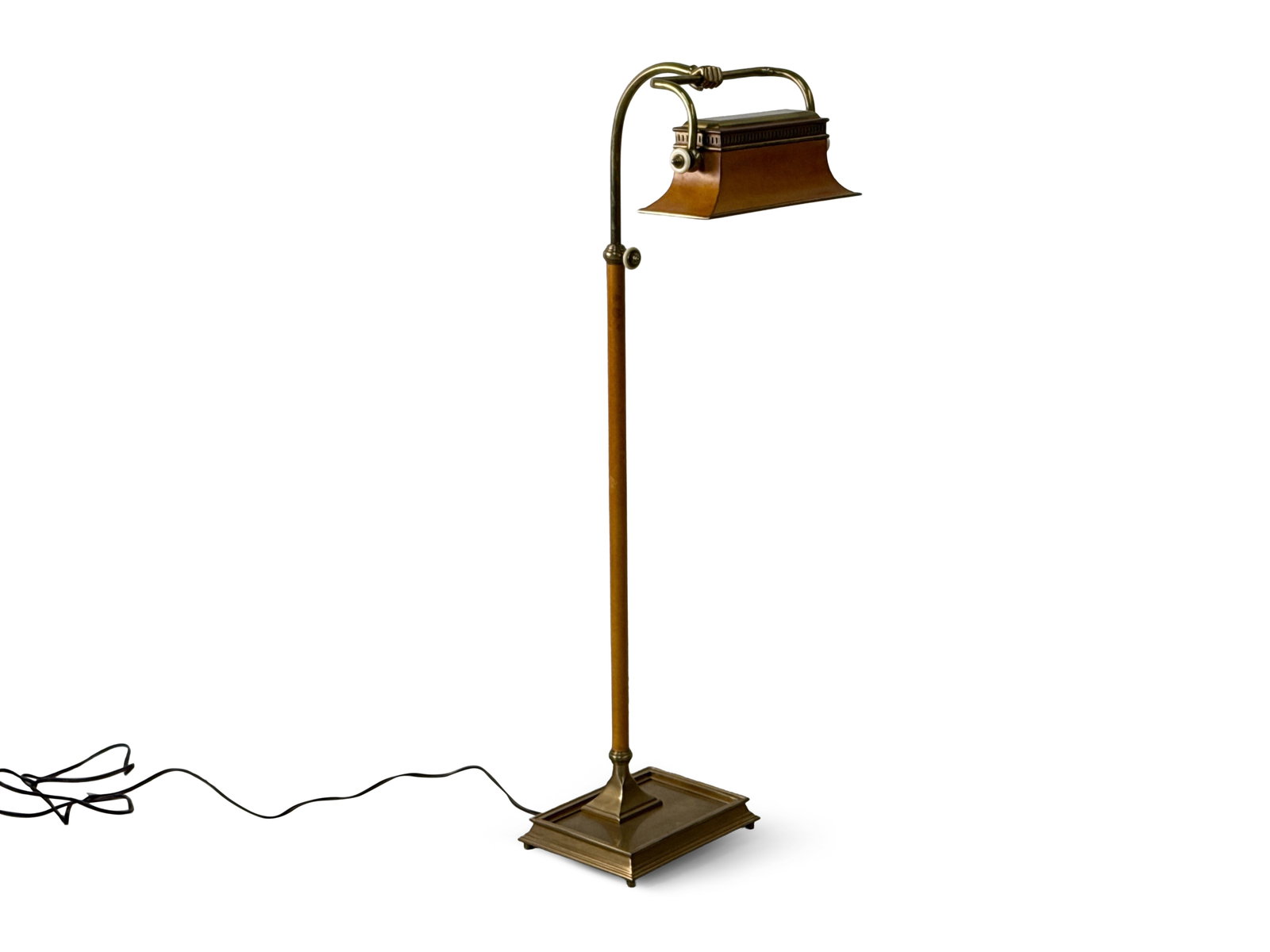 Chapman Brass Library Floor Lamp (1 of 5)
