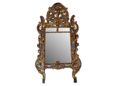 Louis XV Giltwood Provencal Mirror