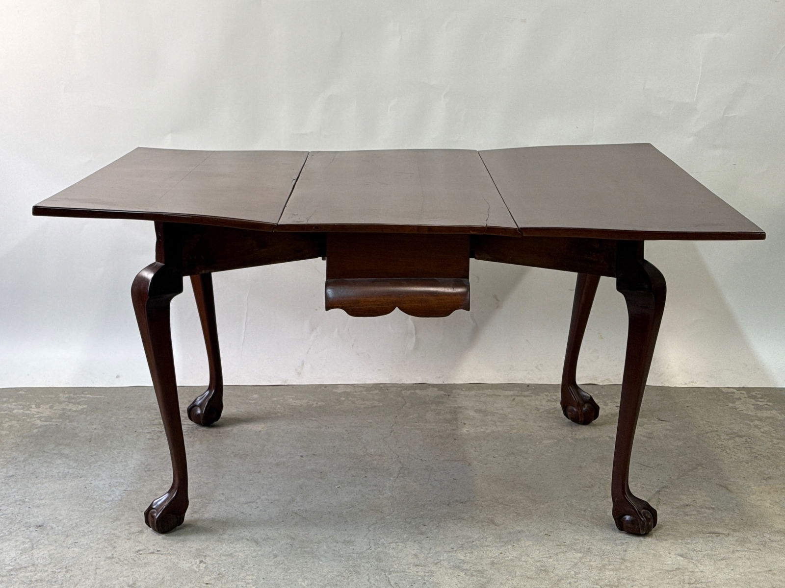 American Chippendale Drop-Leaf Dining Table - 2