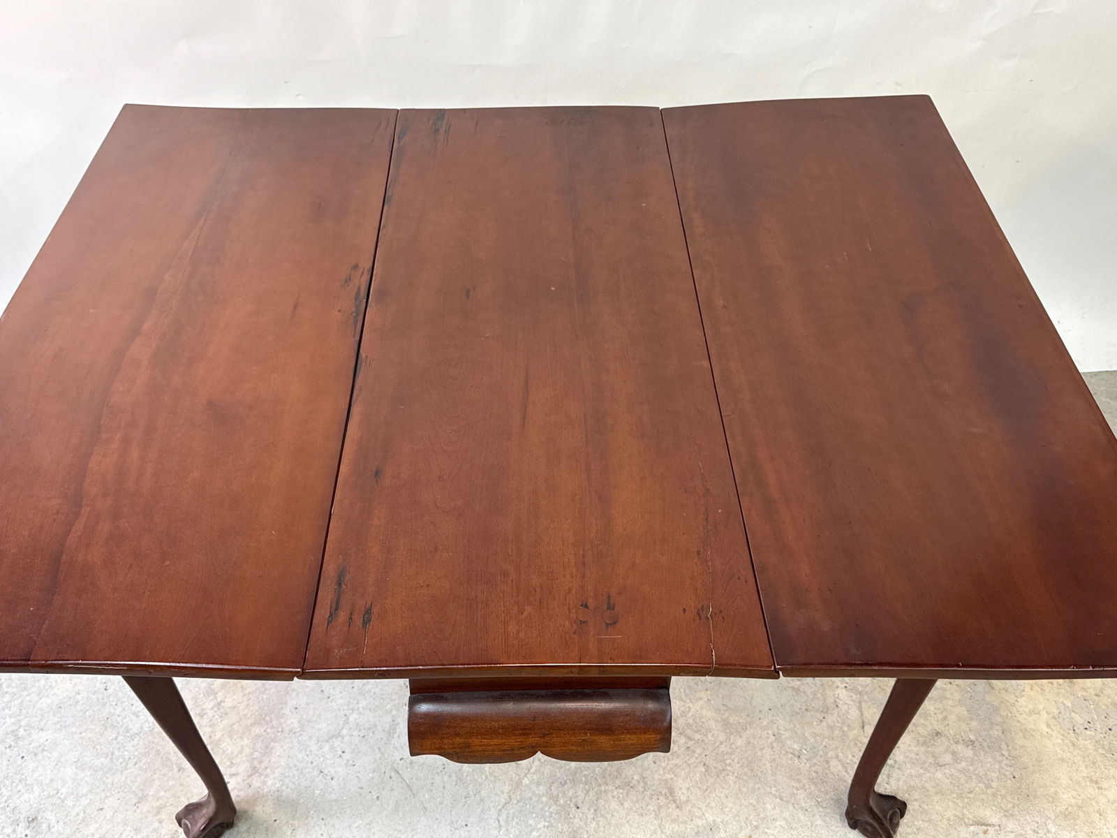 American Chippendale Drop-Leaf Dining Table - 3