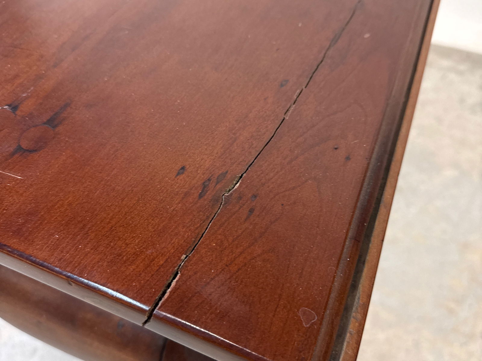 American Chippendale Drop-Leaf Dining Table - 8