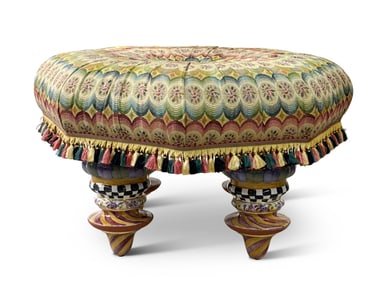 MacKenzie-Childs Tuffet Ottoman