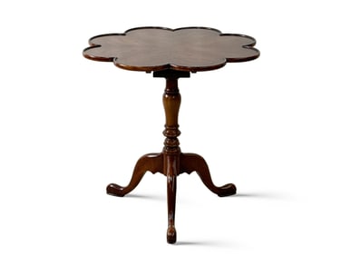 English Mahogany Tilt-Top Tea Table