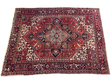 Heriz Room-Size Carpet, 9ft 8in x 7ft 1in