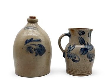 Two Pieces of American Stoneware