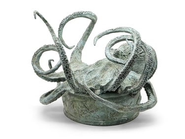 William Turner Bronze: Octopus