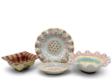 Four Pieces of MacKenzie-Childs Pottery
