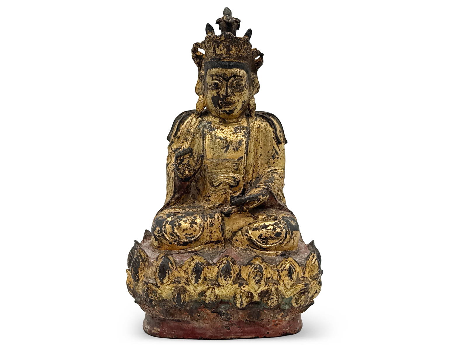 Chinese Gilt Bronze Buddha