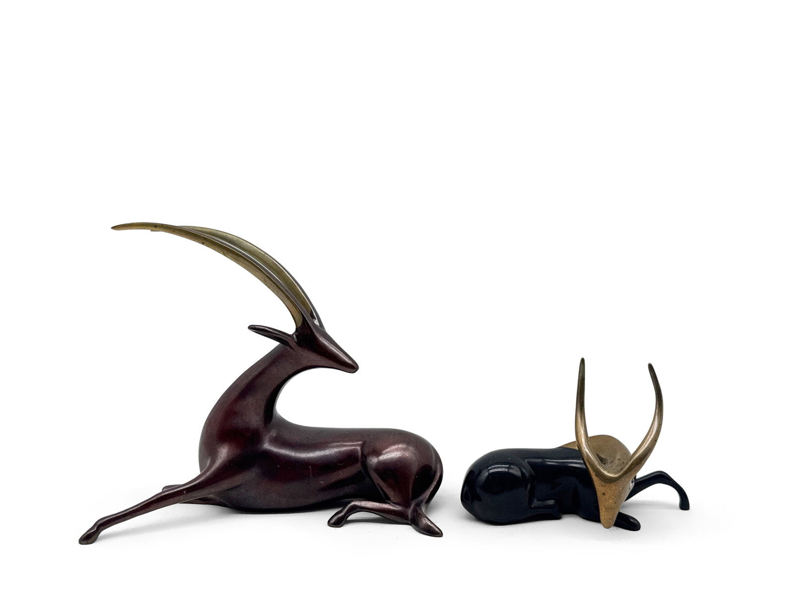 Two Loet Vanderveen Bronzes: Antelope and Bushbuck (1 of 8)