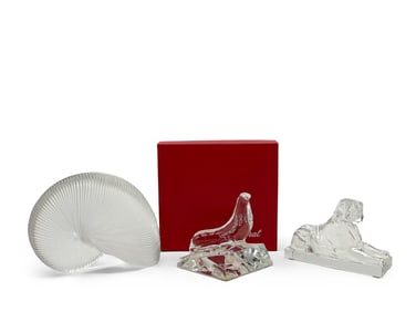 Baccarat Nautilus, Seal and Sphinx