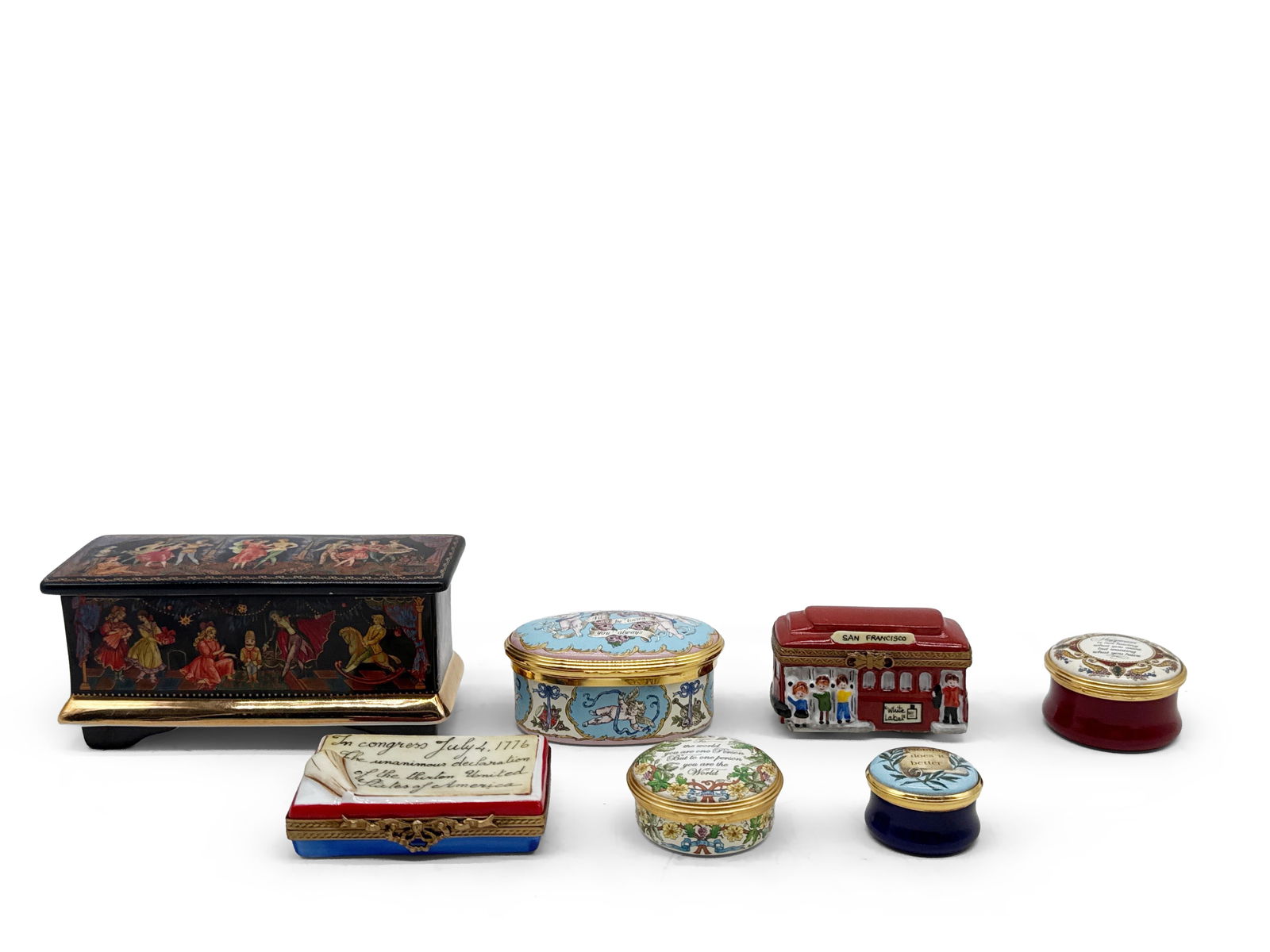 Seven Halcyon Days and Limoges Trinket Boxes (1 of 16)