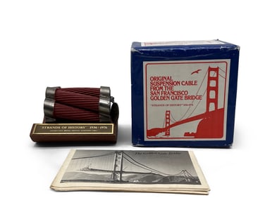 Two Pieces of Golden Gate Bridge Suspension Cable