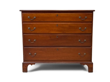 Chippendale Cherry Chest of Drawers