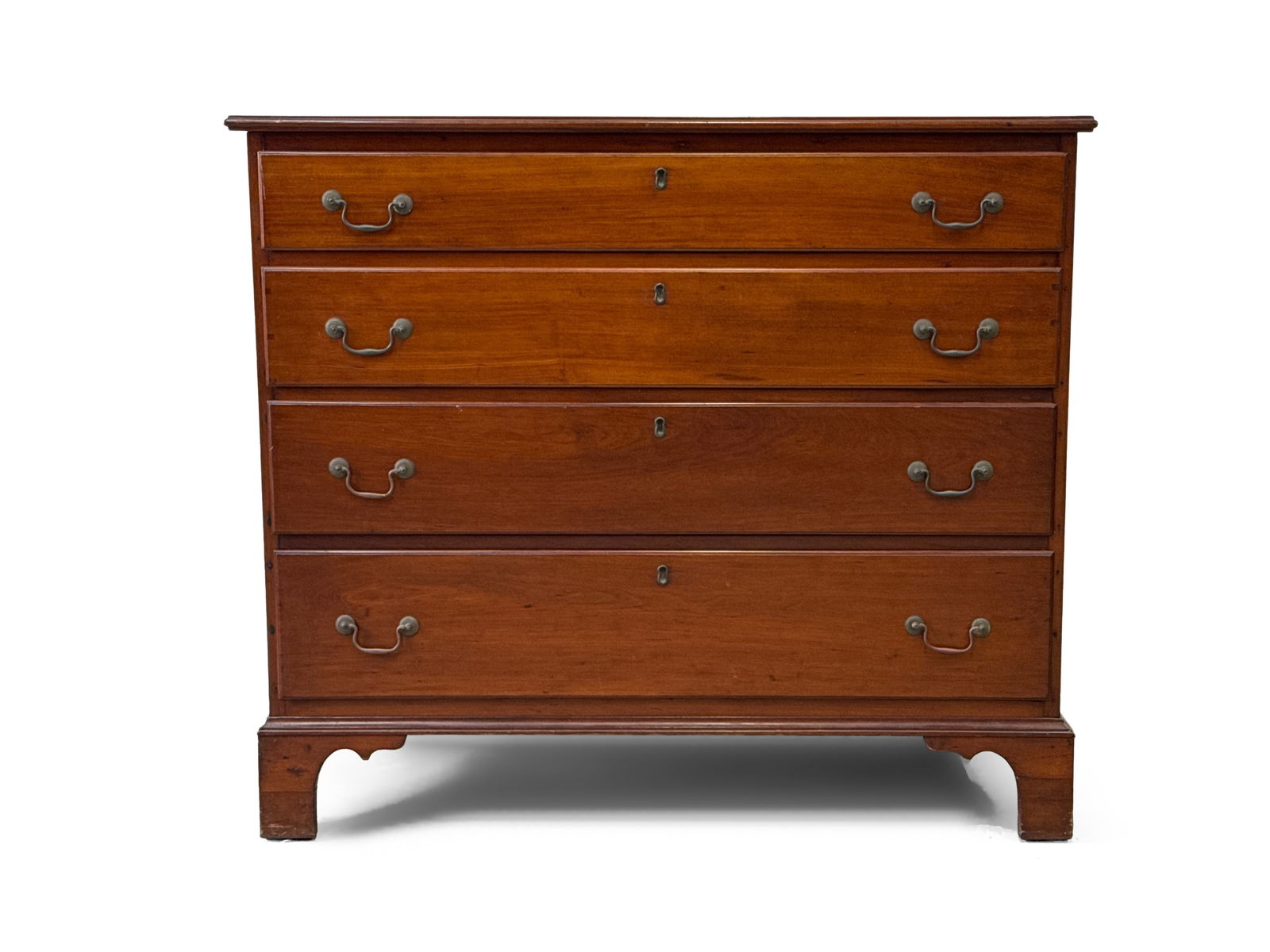 Chippendale Cherry Chest of Drawers (1 of 9)