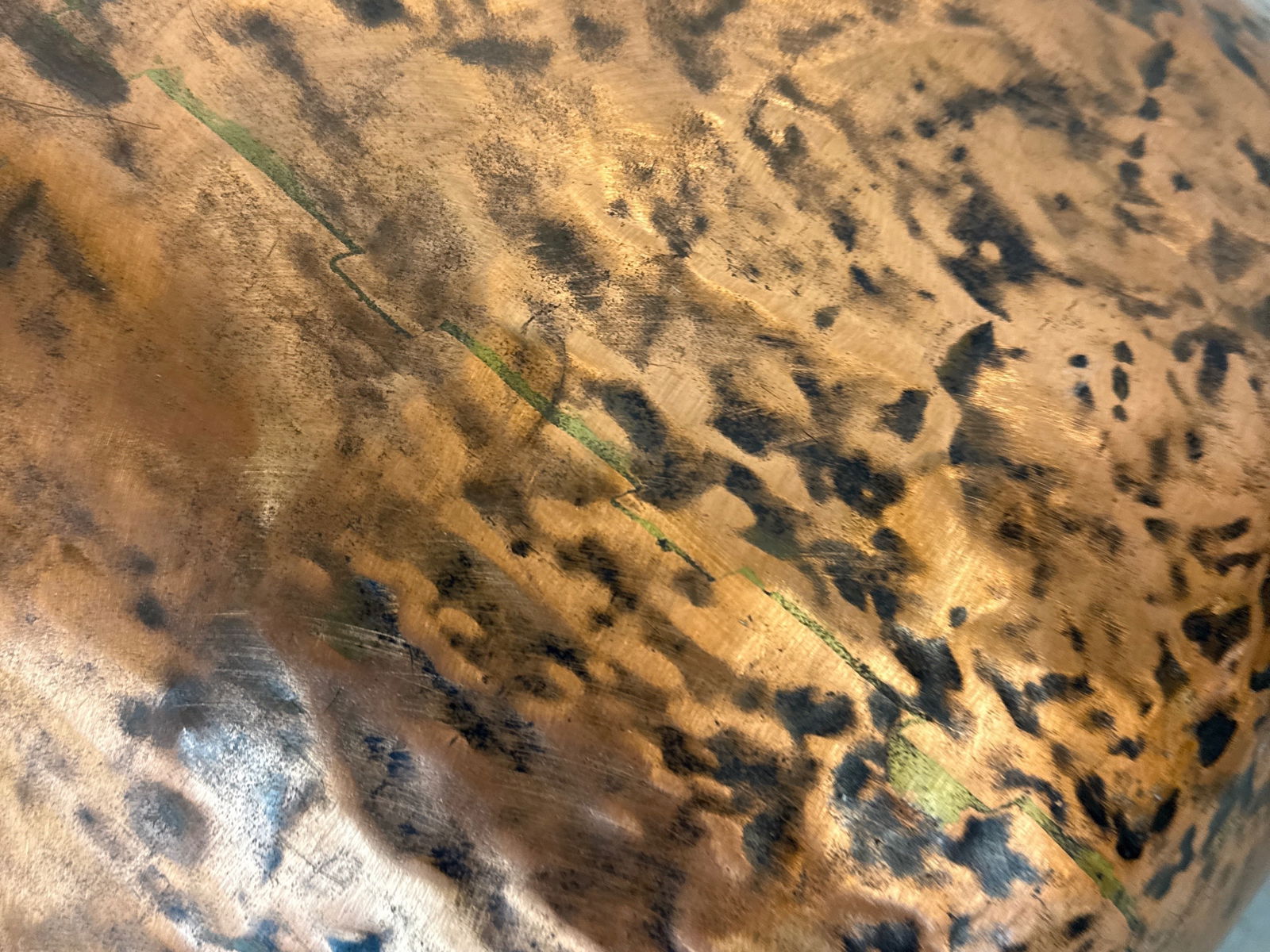 Large Copper Apple Butter Kettle - 4