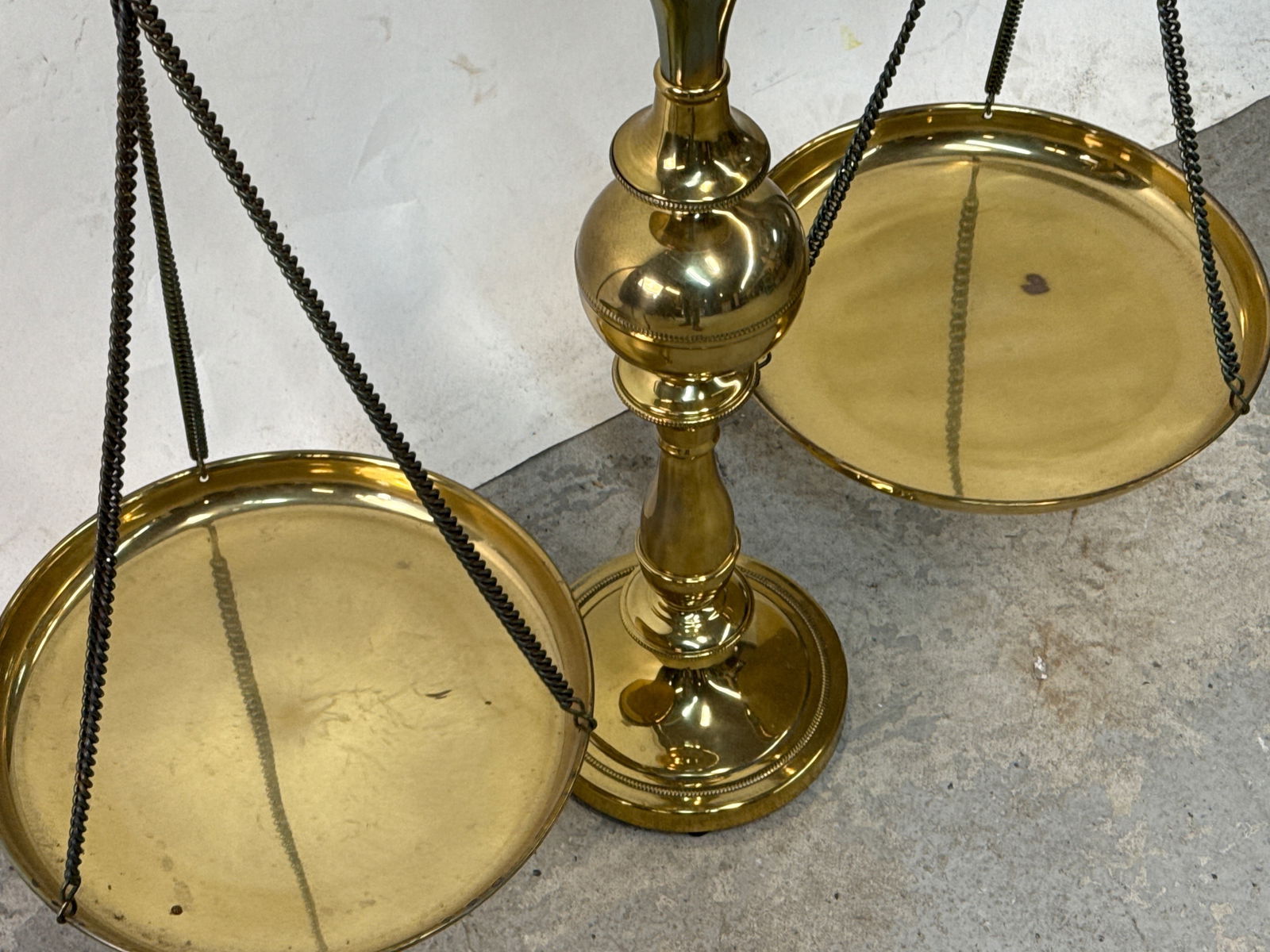 Large Brass Balance Scale - 3