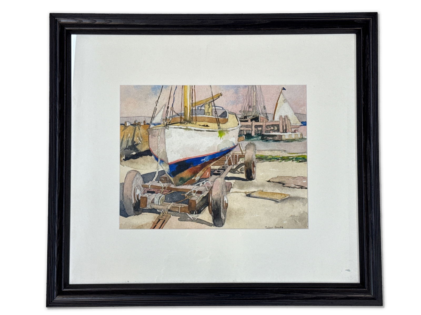 Taber Sears Watercolor/Paper: Harbor (1 of 5)
