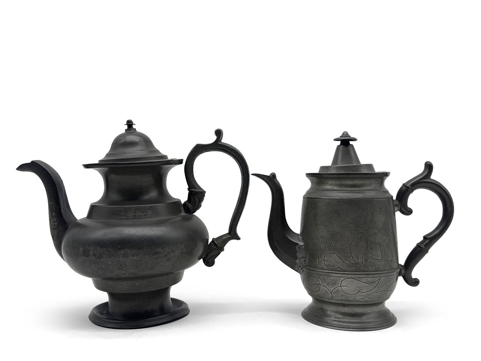 William McQuilkin Coffee Pot and Pewter Teapot (1 of 9)