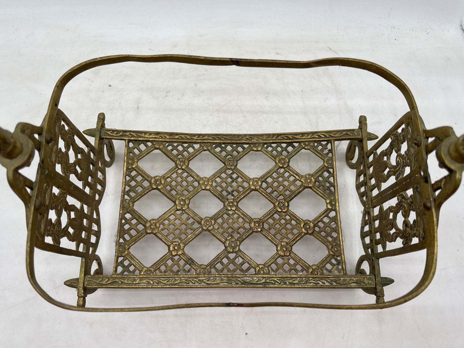 French Brass Python-Wrapped Magazine Rack - 7