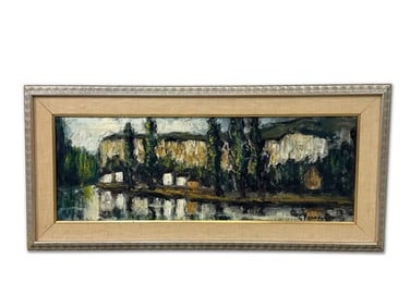 Continental School Oil/Canvas: Abstract Landscape