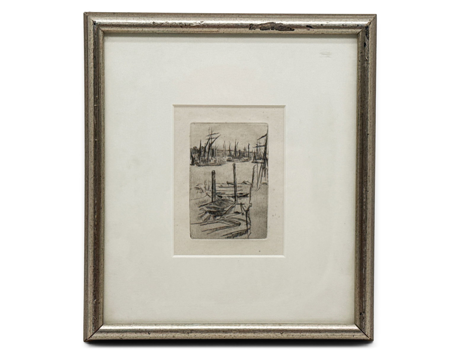 James McNeil Whistler Etching: The Tiny Pool (1 of 5)
