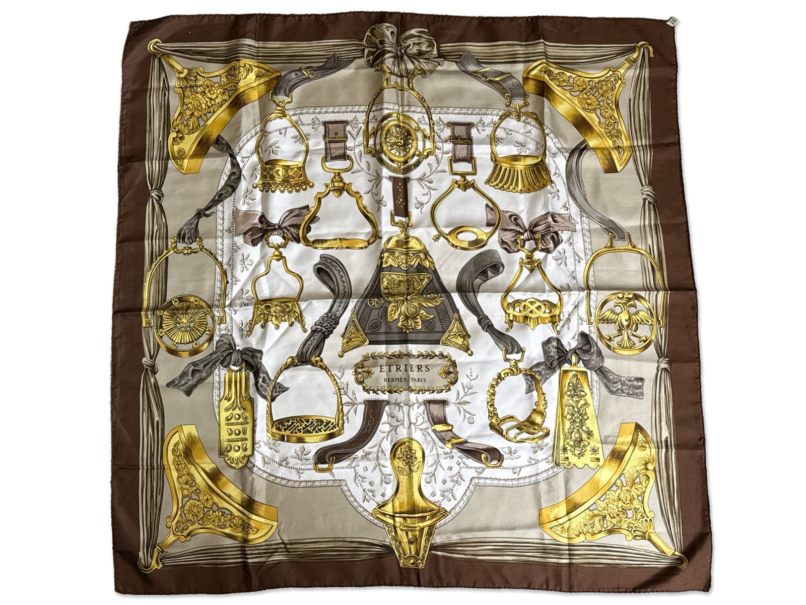 Hermès Paris Etriers Silk Scarf (1 of 7)