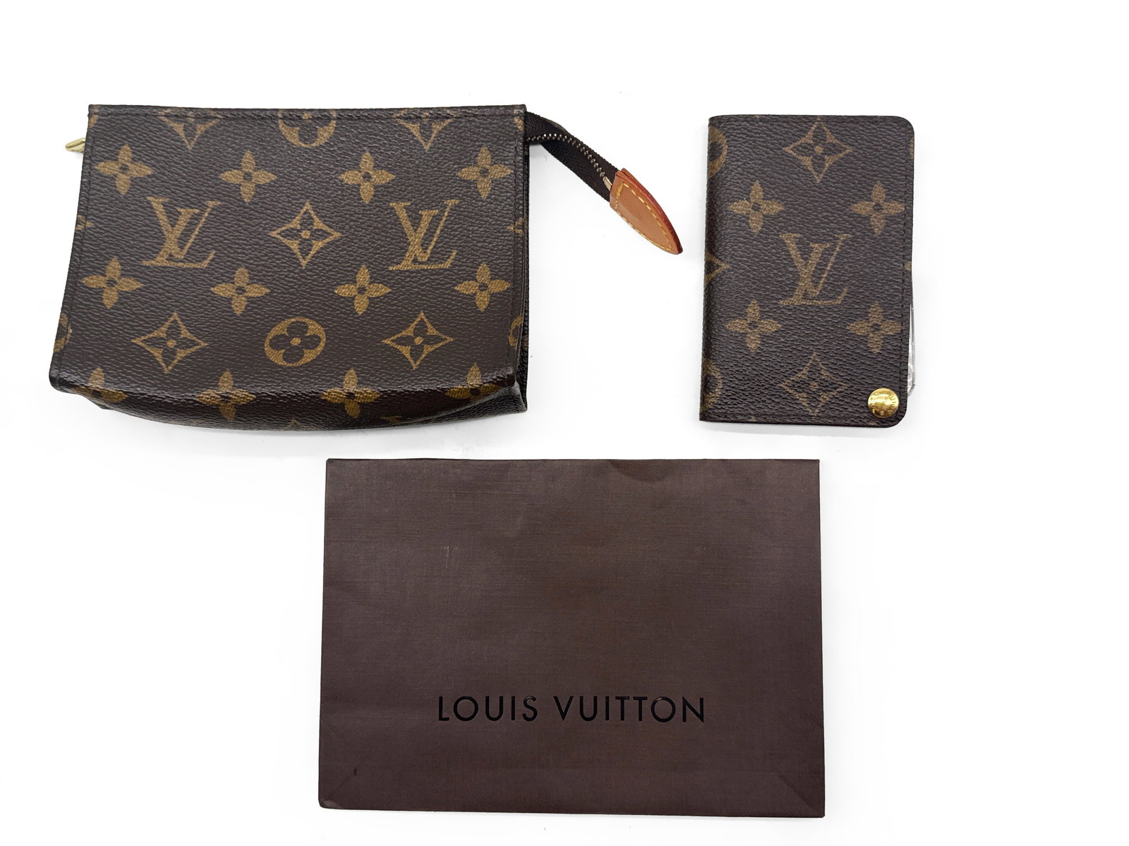 Louis Vuitton Monogram Wallet and Carte Credit (1 of 9)