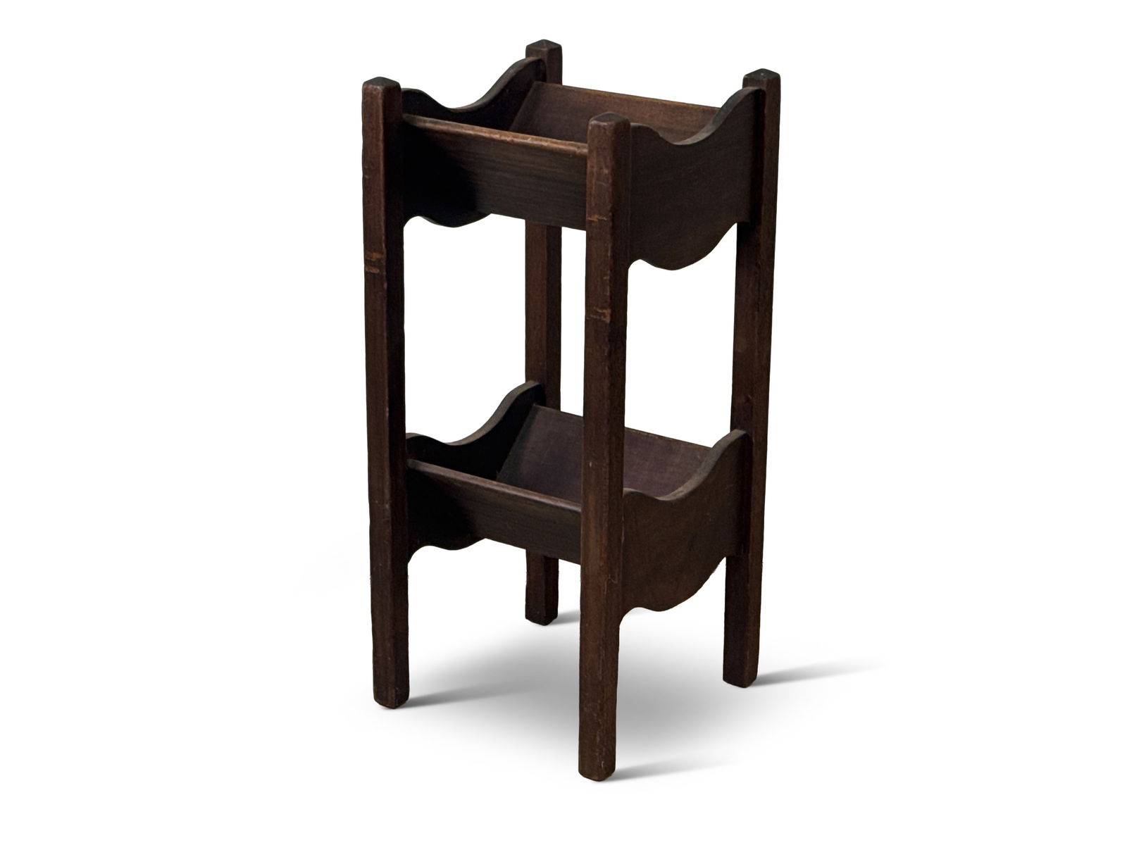 Arts & Crafts Mixed-Wood Magazine Stand (1 of 5)