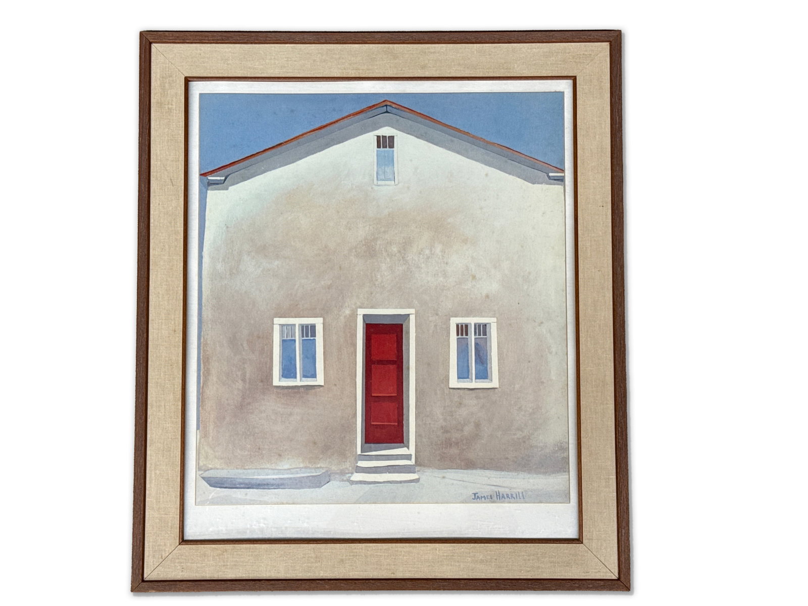 James Harrill. Acrylic/Board: Red Door (1 of 5)