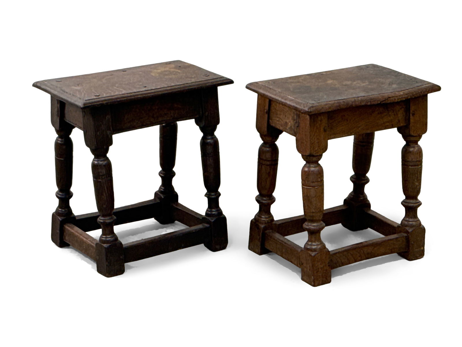 Two English Charles II-style Joint Stools (1 of 4)
