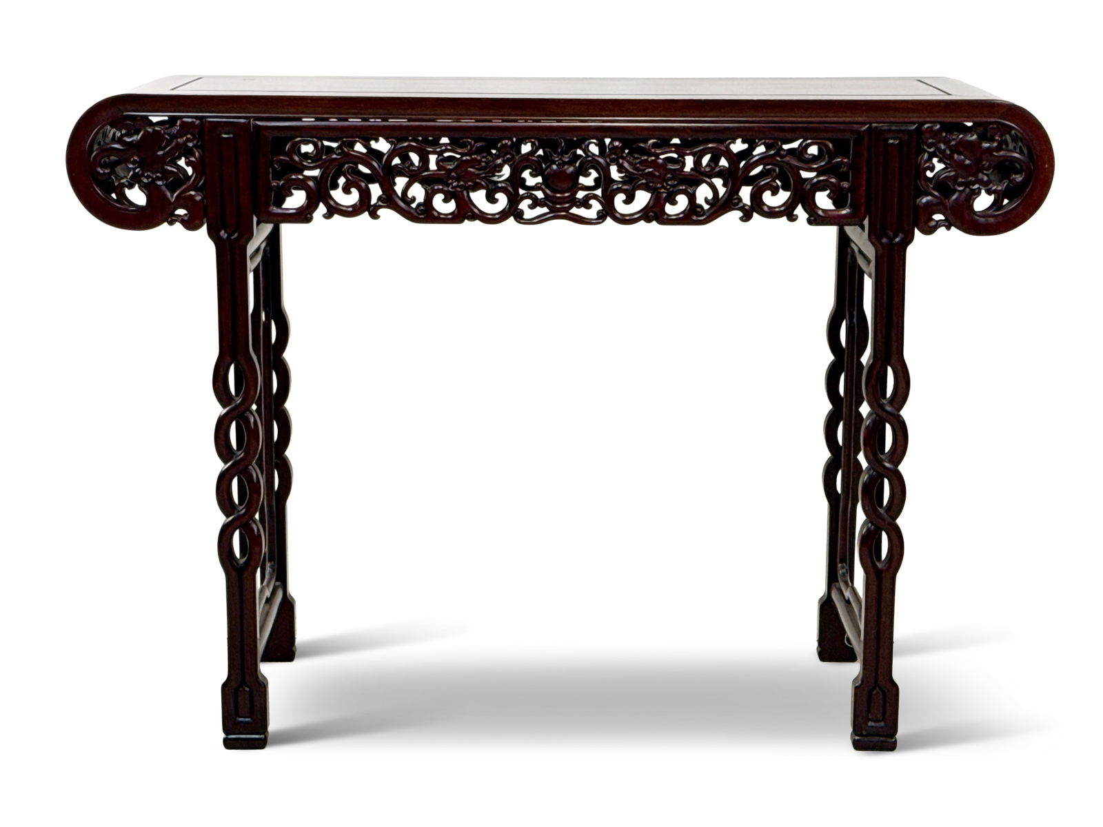 Chinese Carved Rosewood Altar Table (1 of 5)