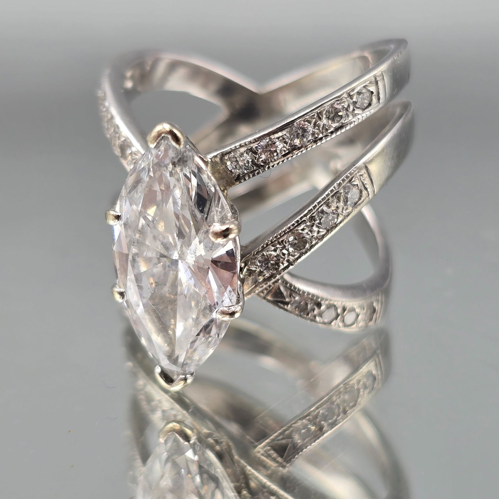 14K Diamond Ring - 2
