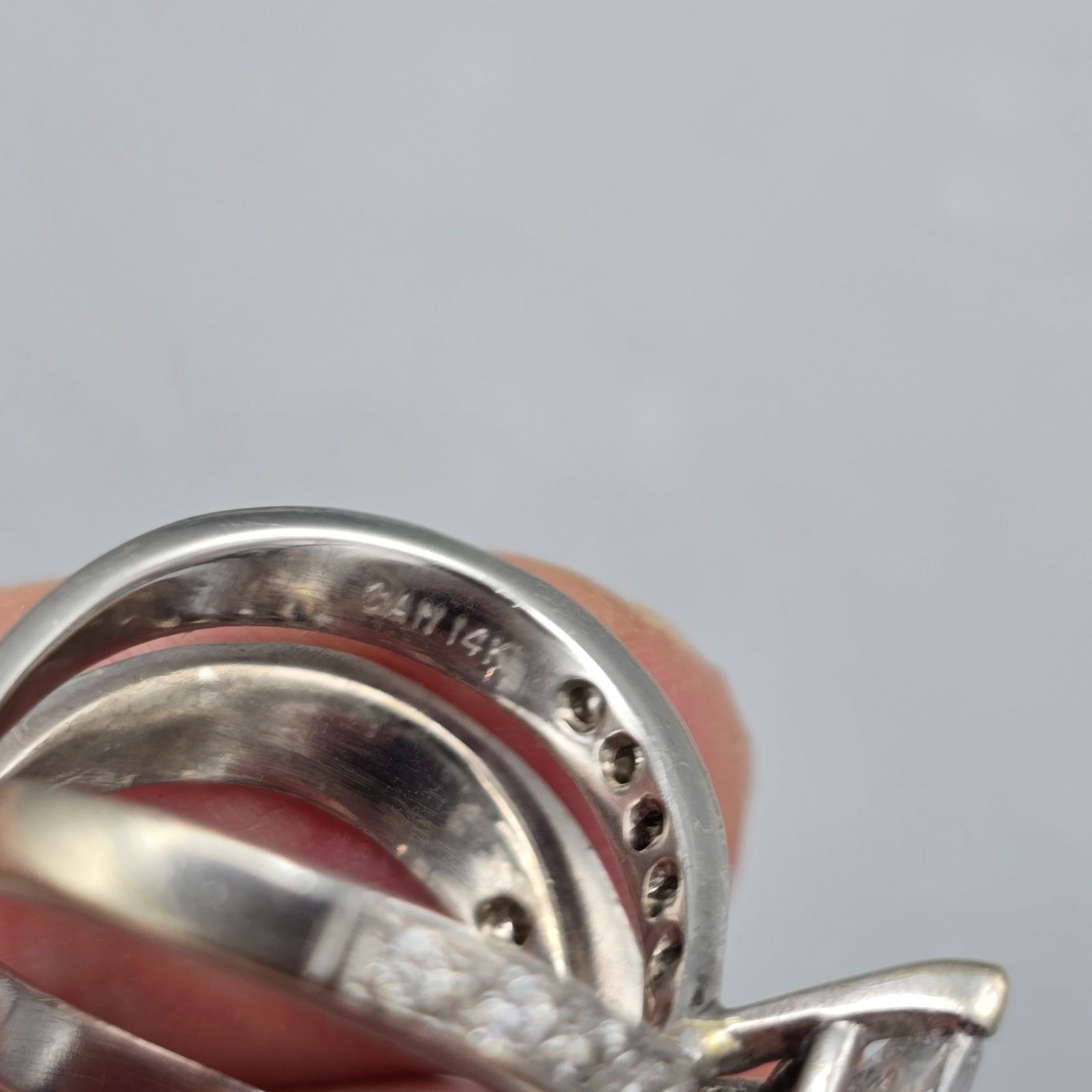 14K Diamond Ring - 4