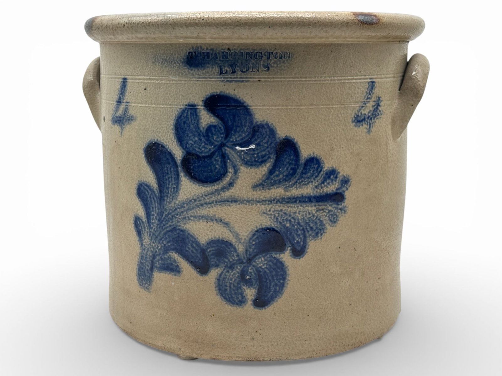 Thompson Harrington Stoneware Four-Gallon Crock (1 of 8)