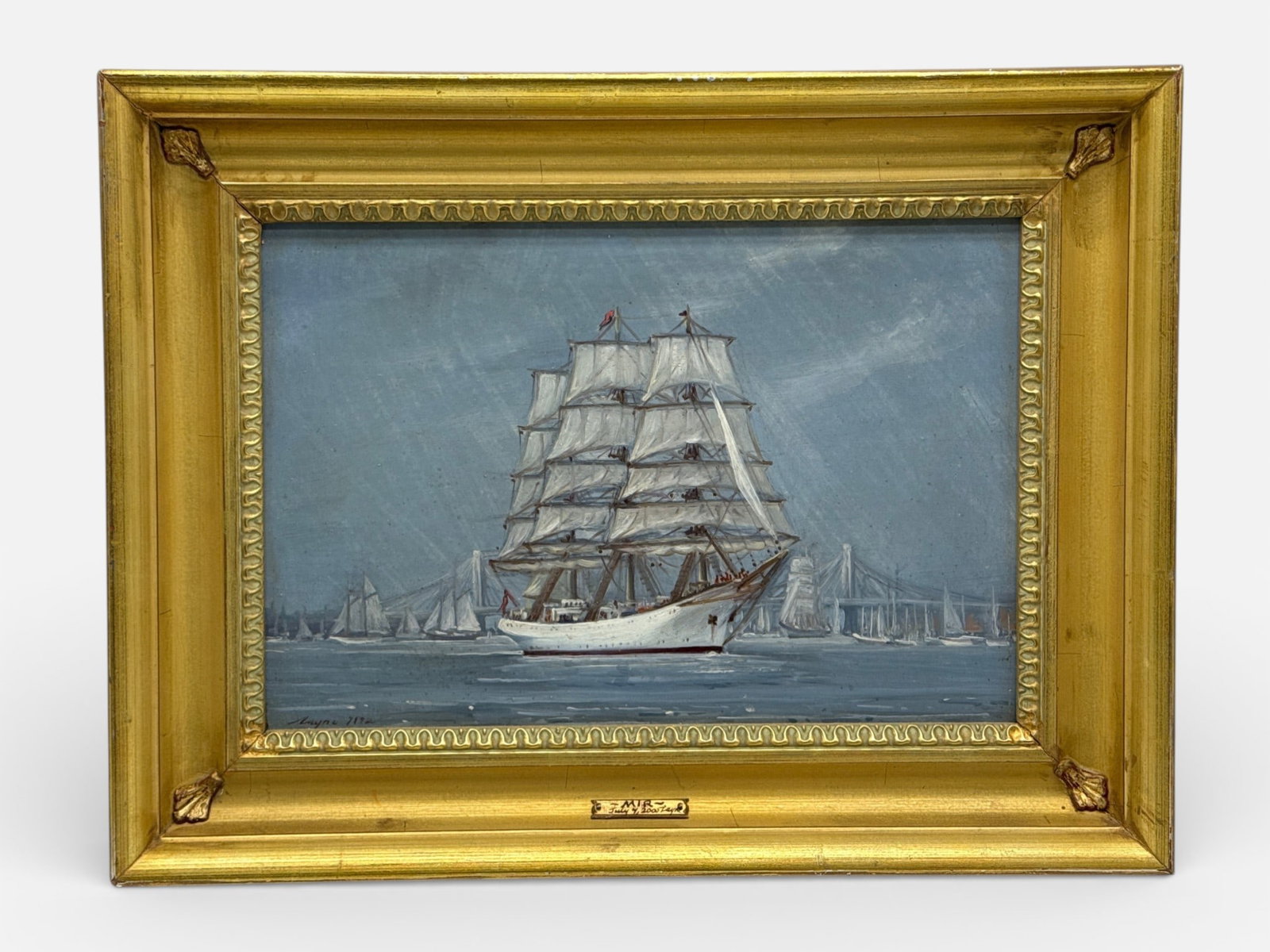 Peter Layne Arguimbau Oil/Panel: STS MIR (1 of 5)