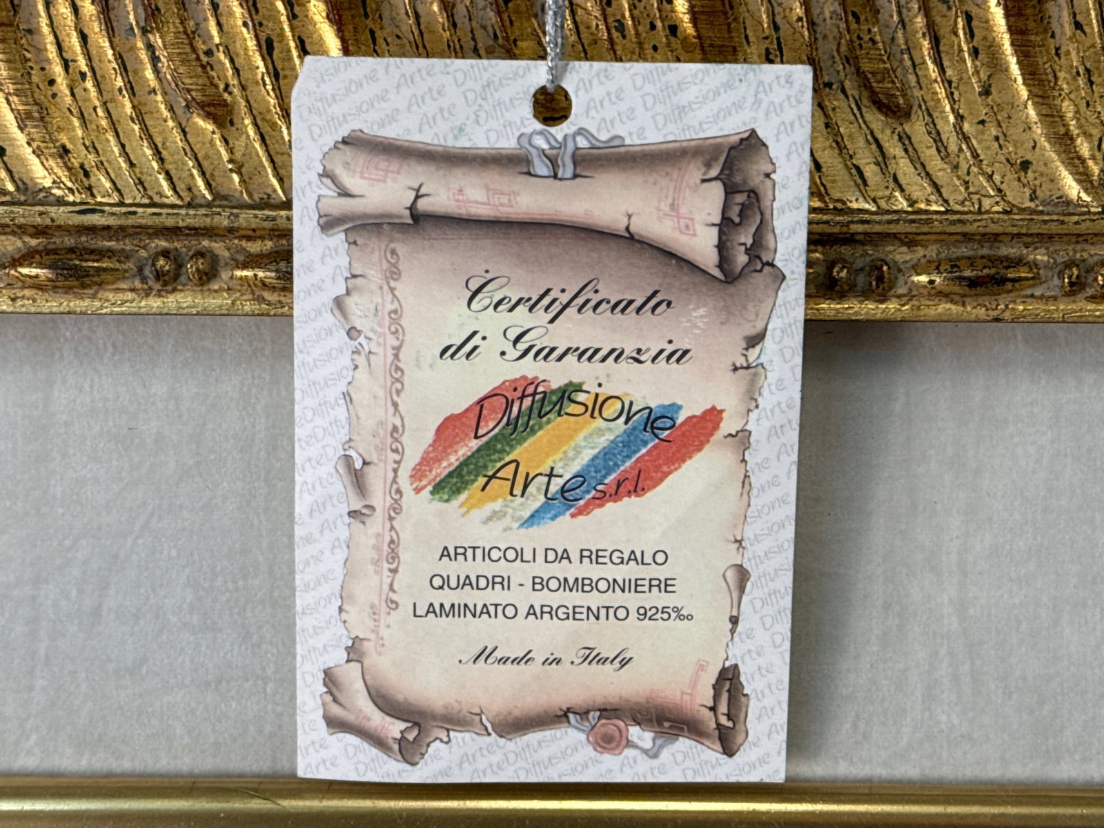 A Silver Sheet Diffusione Arte Religious Icon - 4