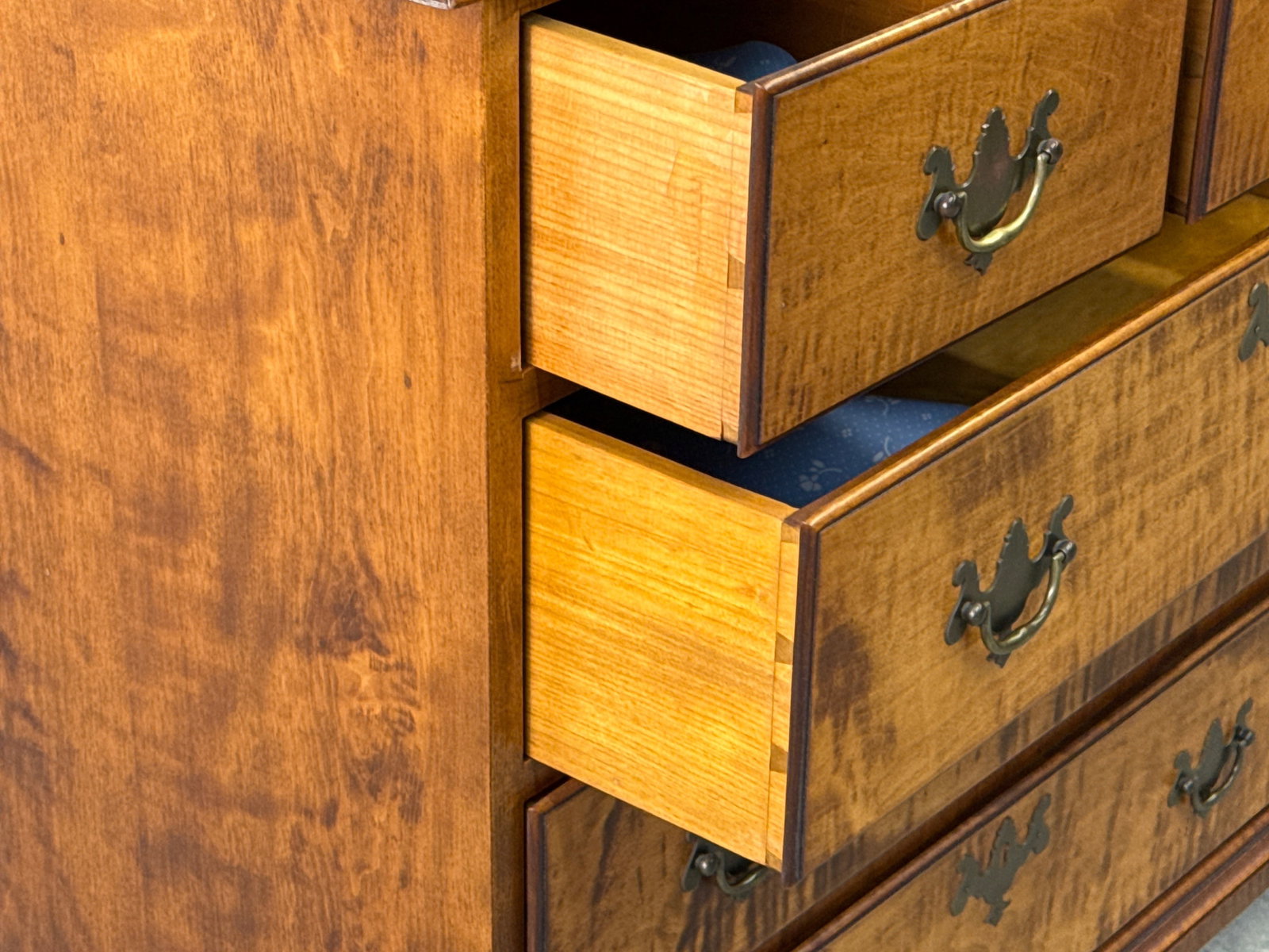 D.R. Dimes Tiger Maple Bureau - 6