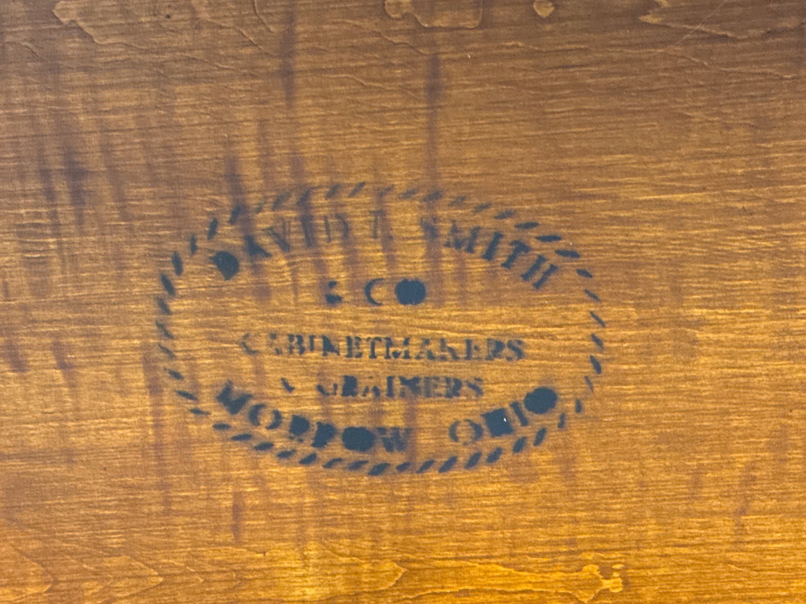 David Smith Tiger Maple Hall Table - 5