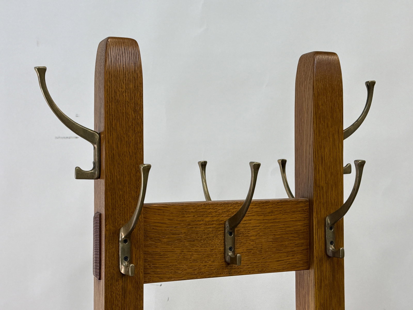 Stickley Arts & Crafts Oak Coat Rack - 3