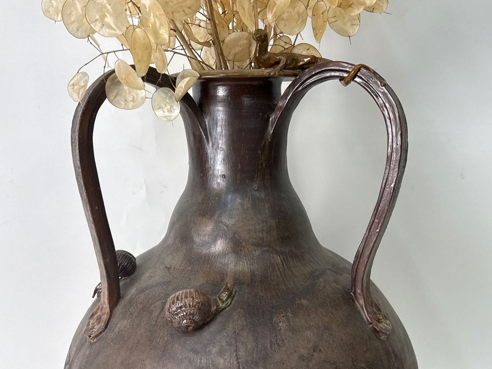 Studio Pottery Snail Vase - 2