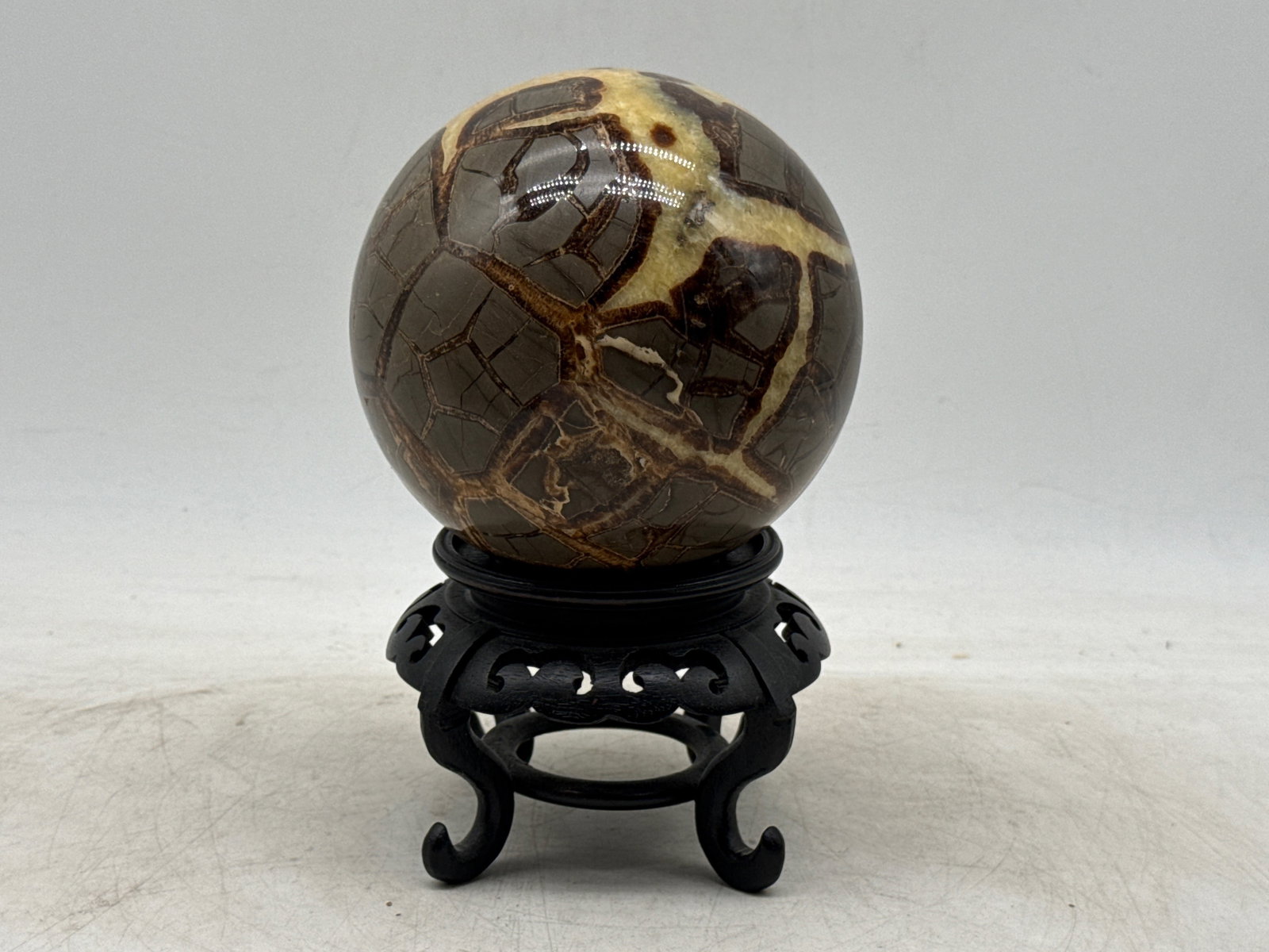 Eight Polished Mineral Spheres - 2