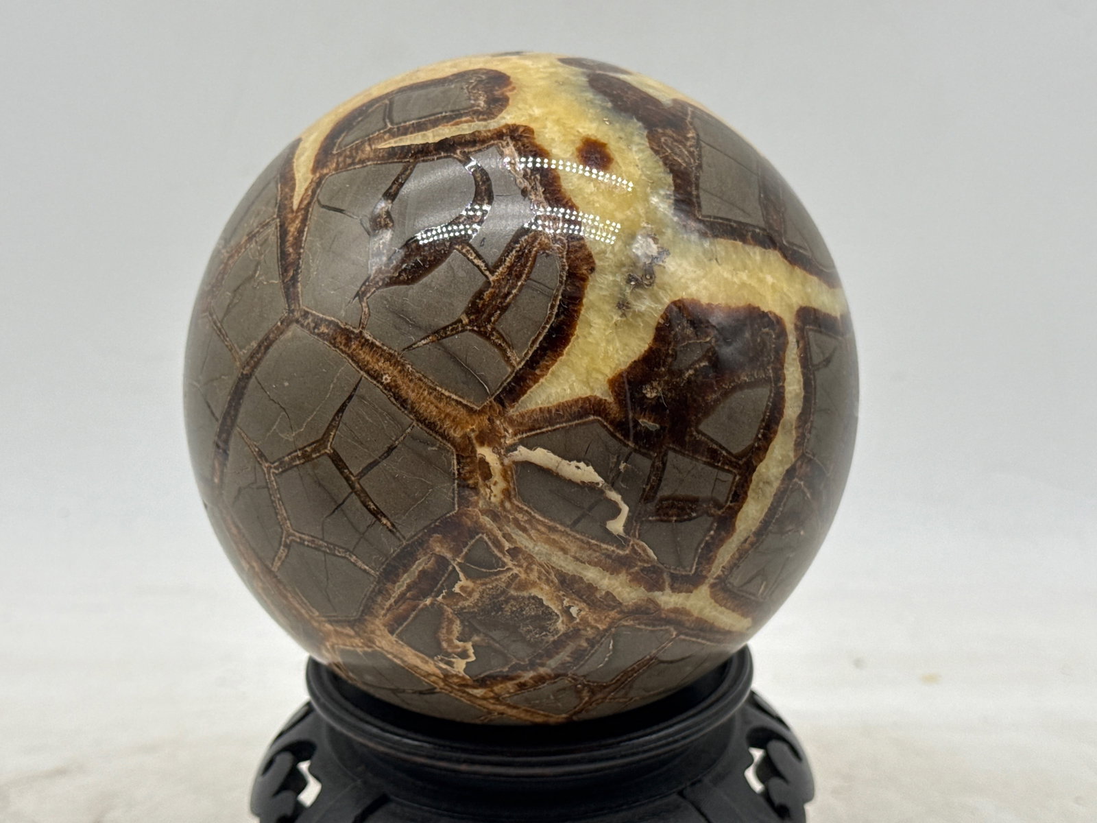 Eight Polished Mineral Spheres - 3