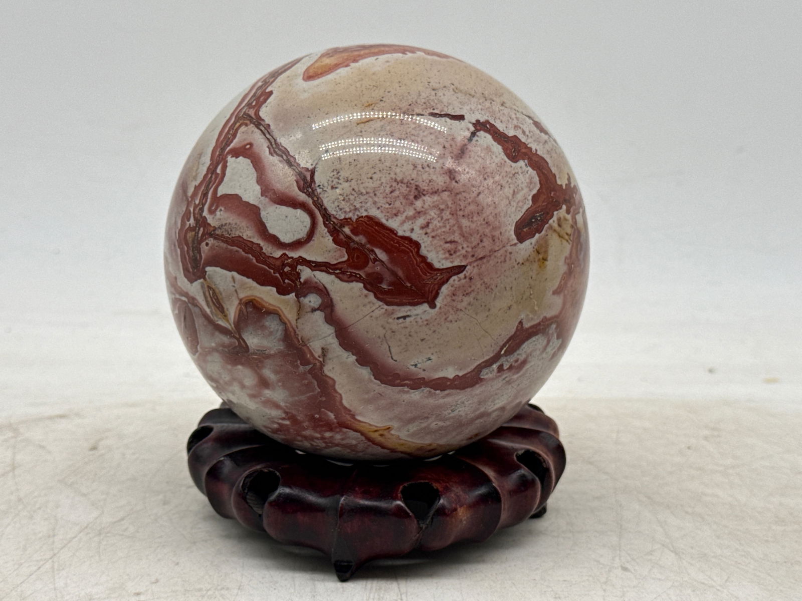 Seven Polished Mineral Spheres - 2