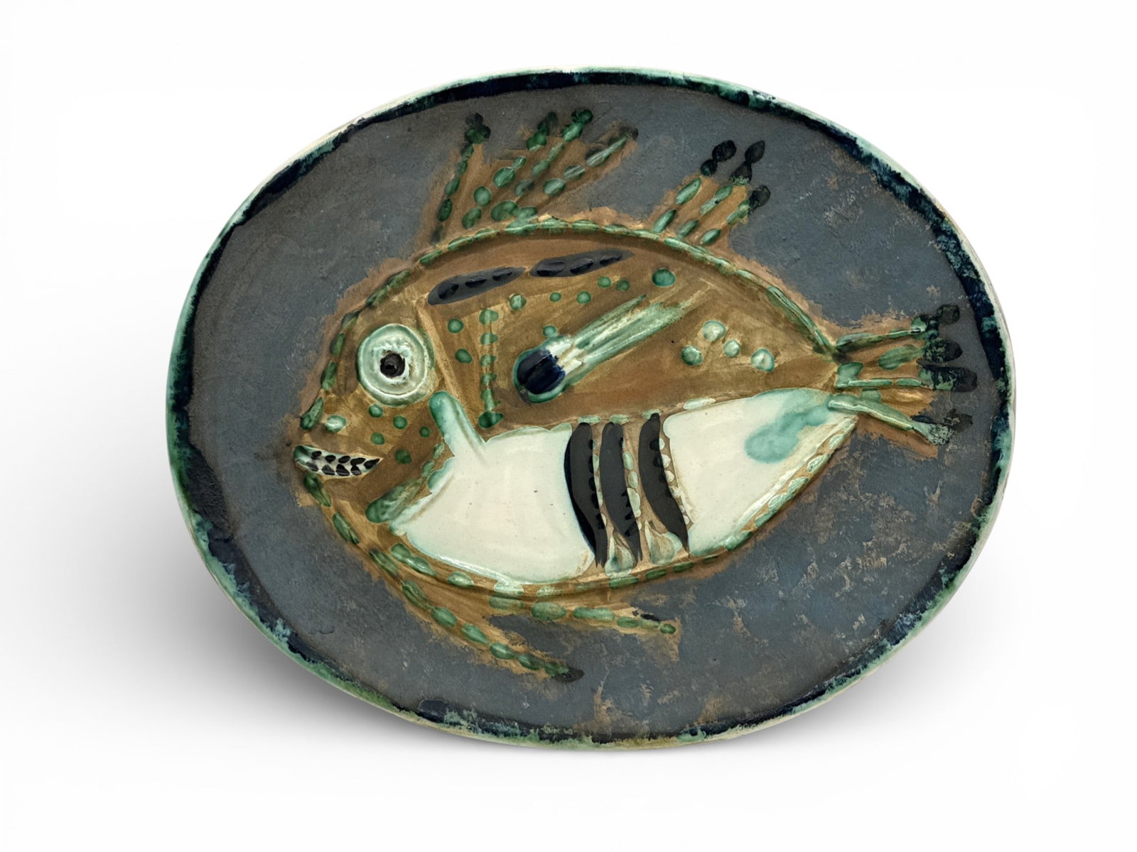 Pablo Picasso Mottled Fish Platter (1 of 8)