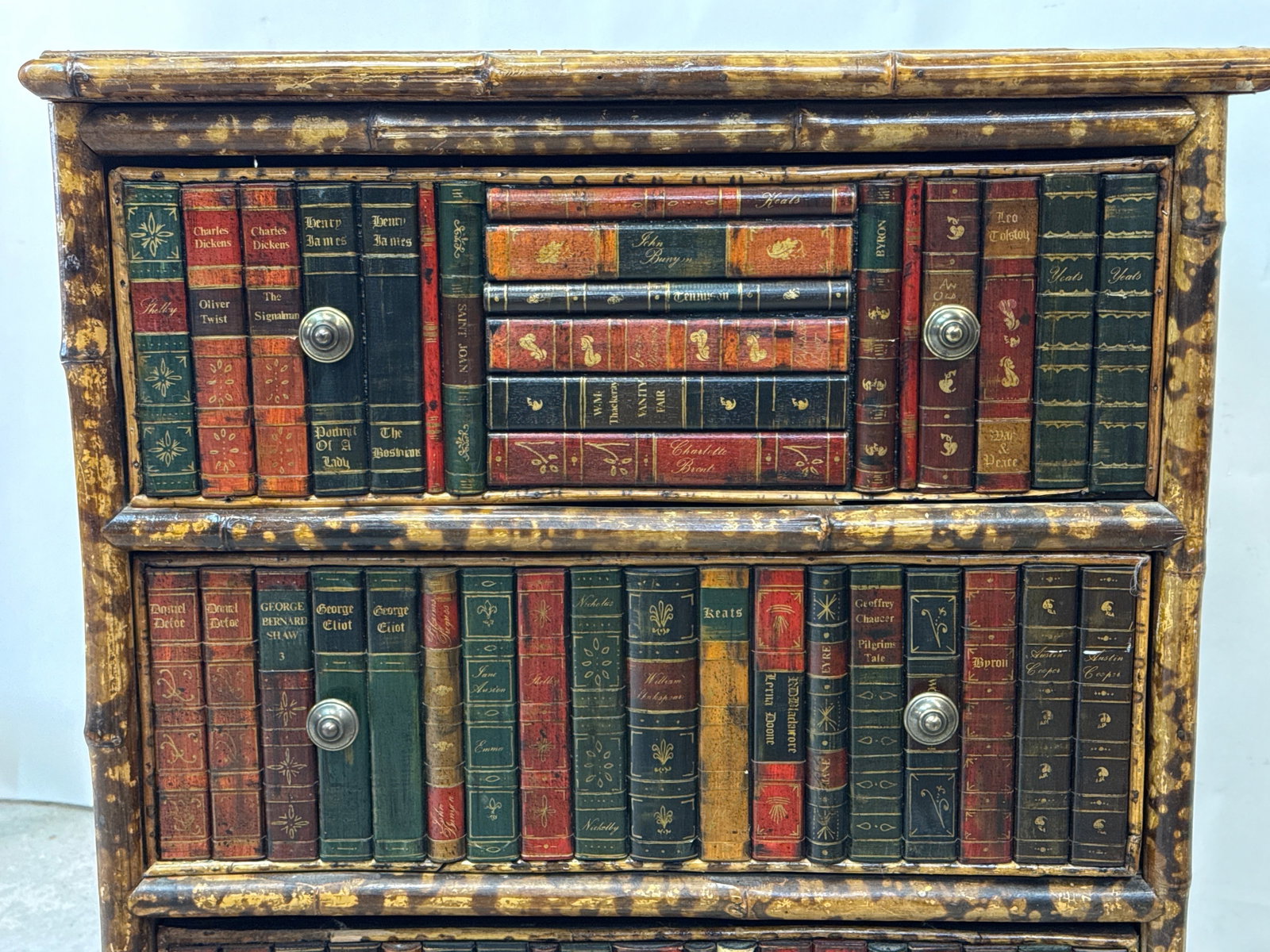 Biblioteca Faux Bookshelf Chest of Drawers - 3