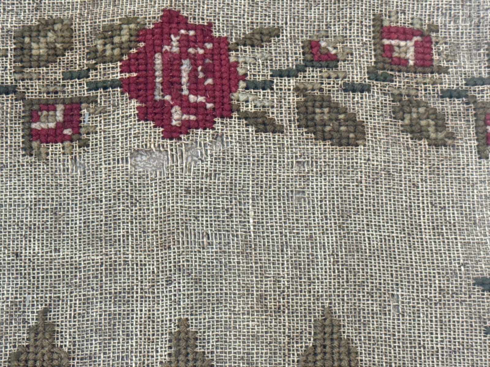 Eliza Eldredge 1839 Needlepoint Sampler - 8