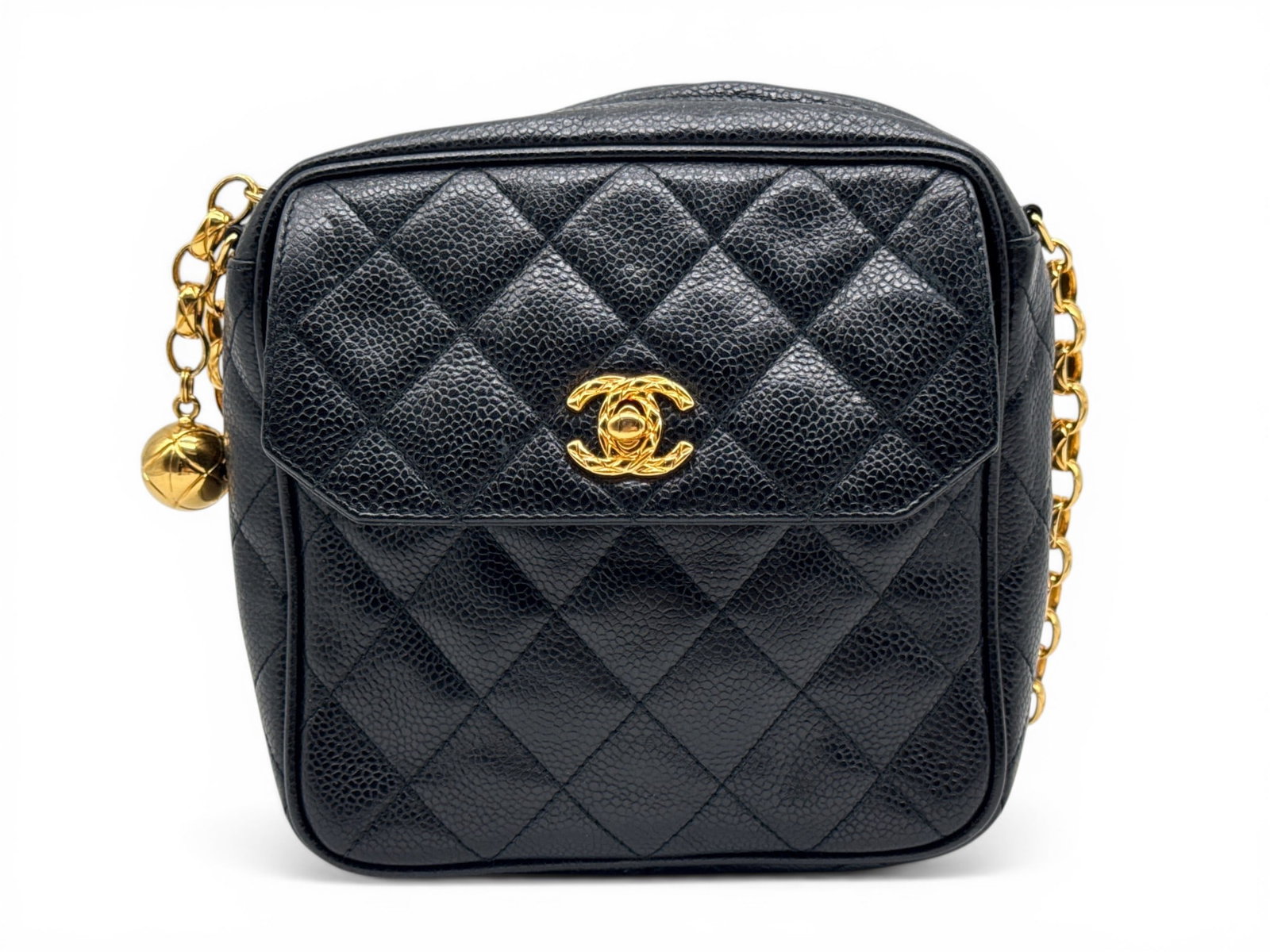Chanel Quilted Leather Calfskin Purse (1 of 5)