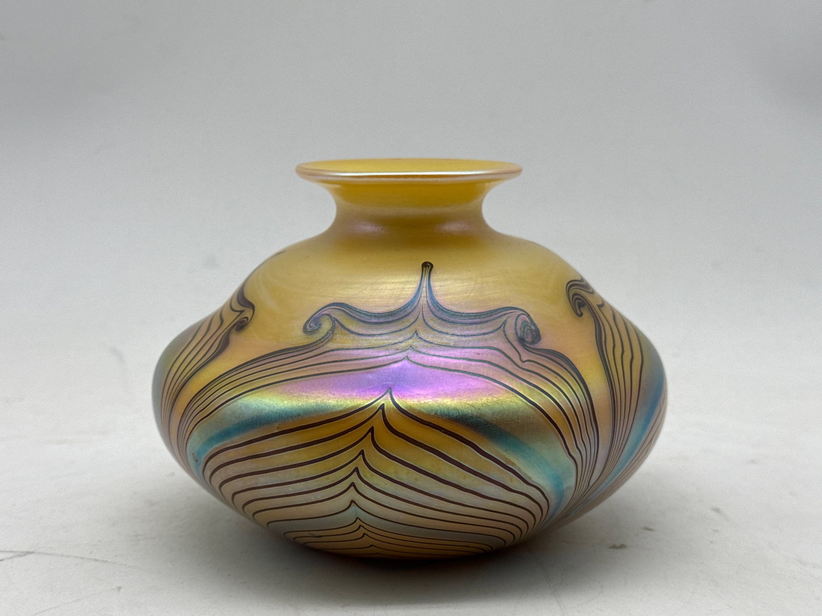 Lundberg Studios Pulled Feather Vase - 2