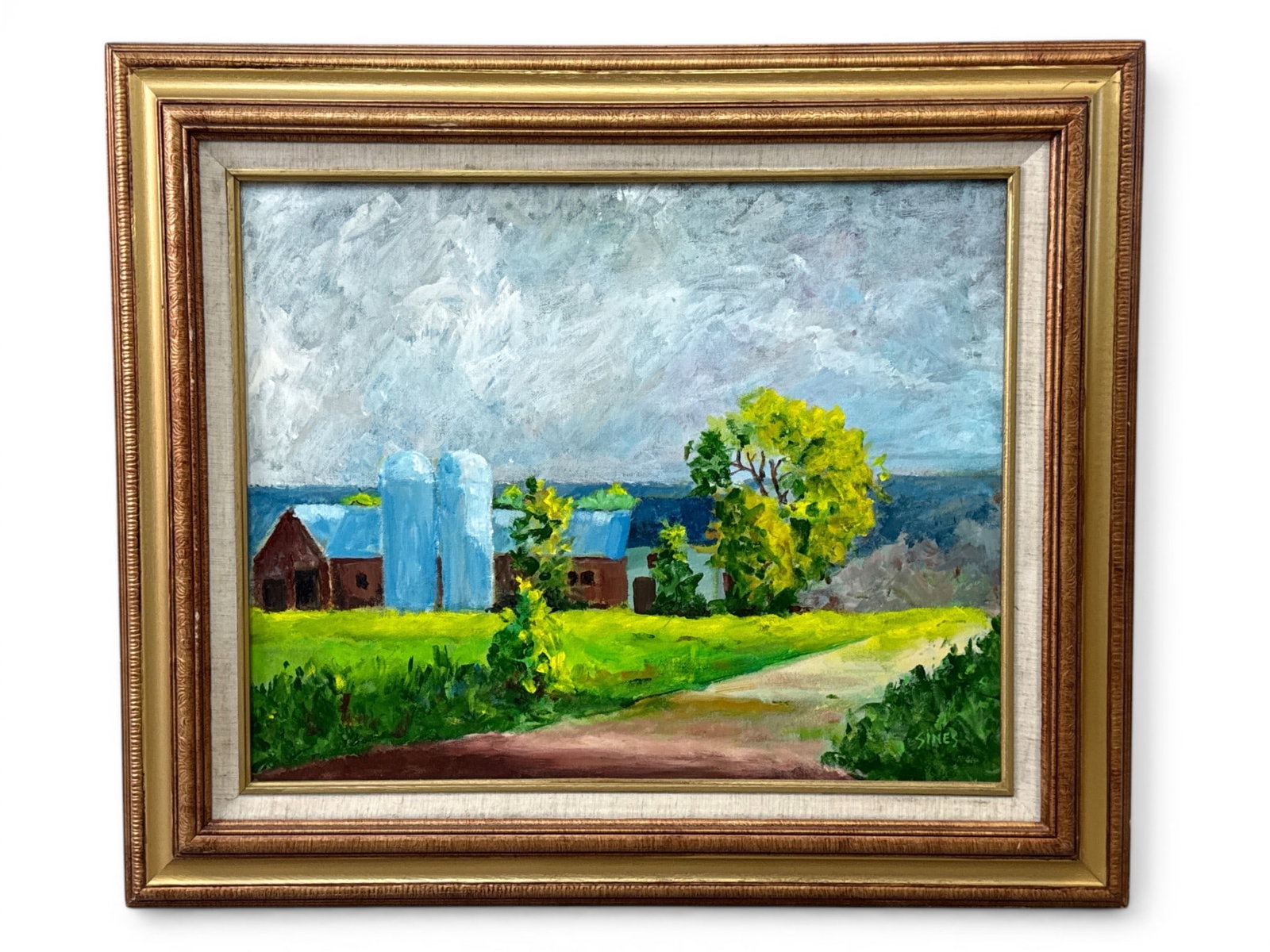 Bill Sines Oil/Canvas: Farmhouse (1 of 4)