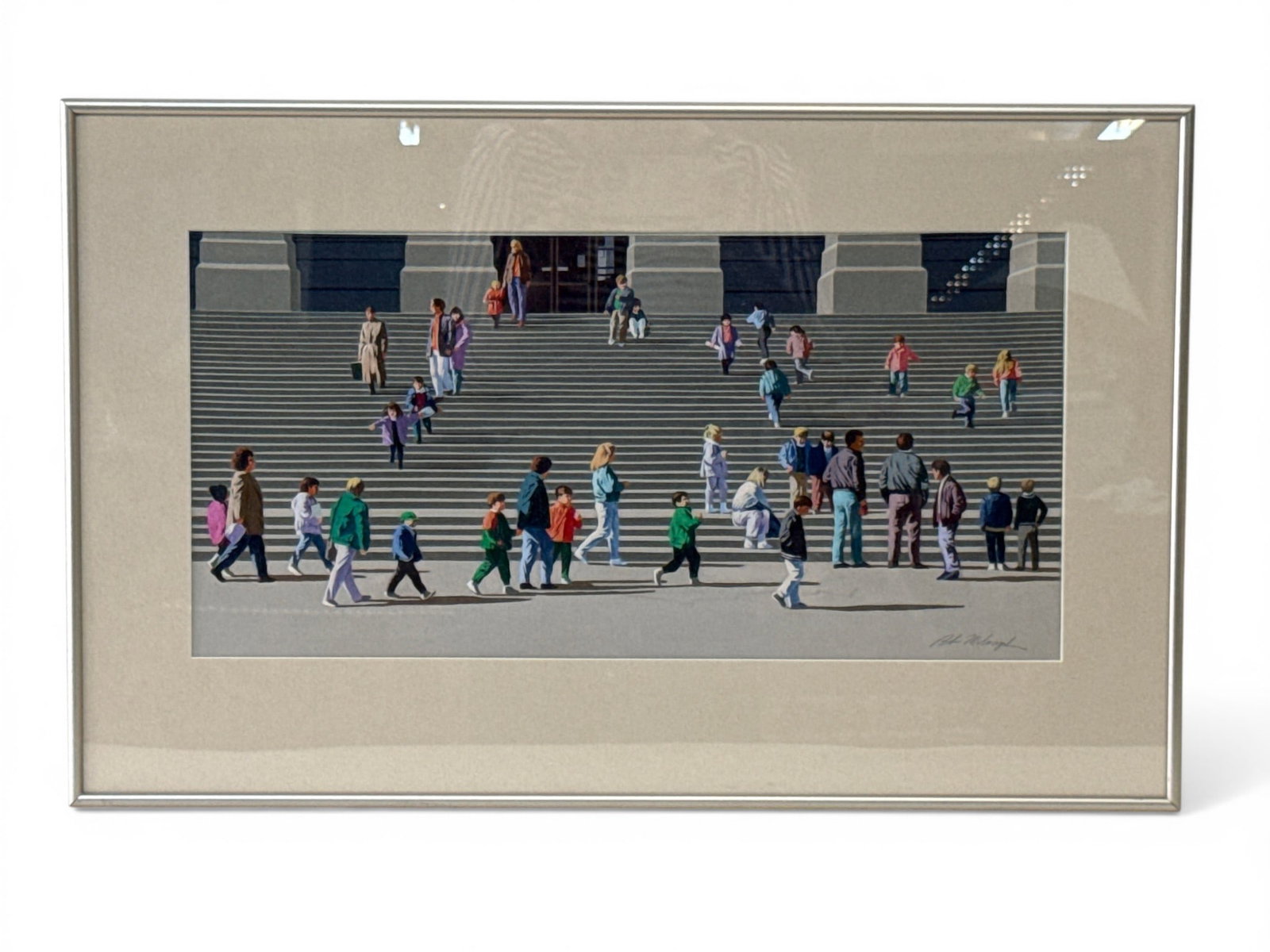 Robert Milnazik Gouache/Paper: Franklin Institute (1 of 5)